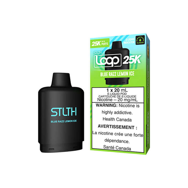 STLTH LOOP 25K POD - BLUE RAZZ LEMON ICE Closed Pod product image at All Star Vape