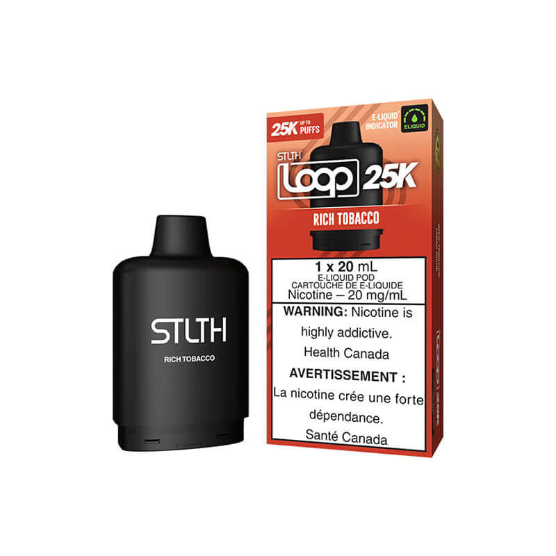 STLTH LOOP 25K POD - RICH TOBACCO Closed Pod product image at All Star Vape