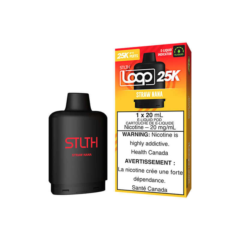 STLTH LOOP 25K POD - STRAW NANA Closed Pod