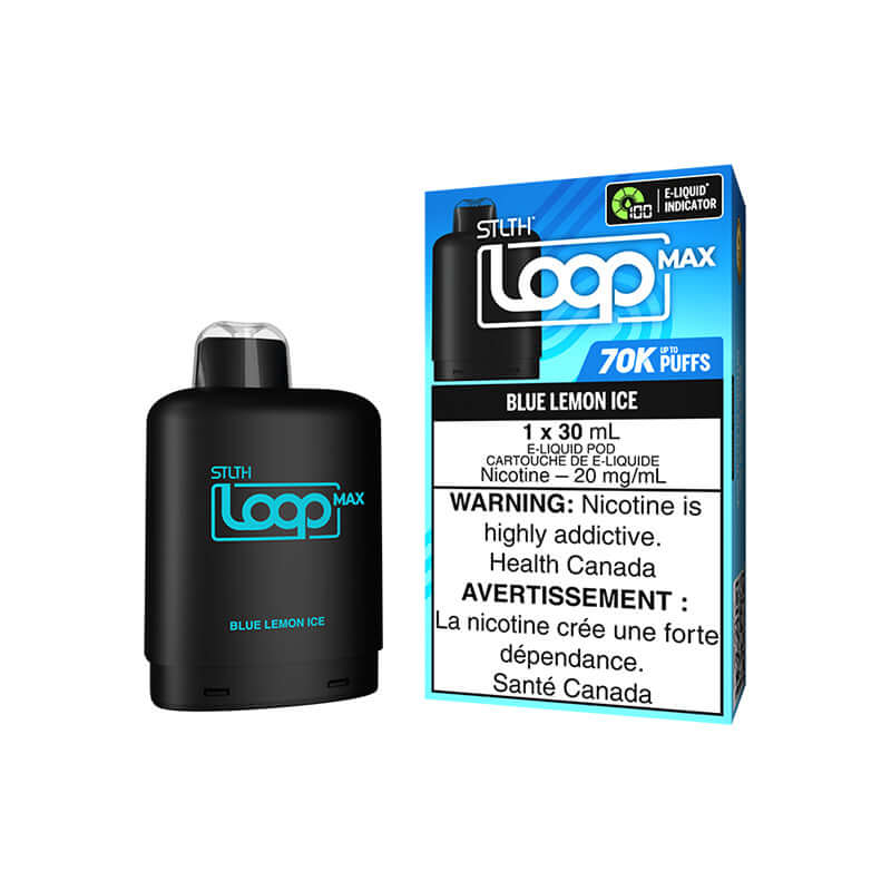 STLTH LOOP MAX - BLUE LEMON ICE Closed Pod product image at All Star Vape