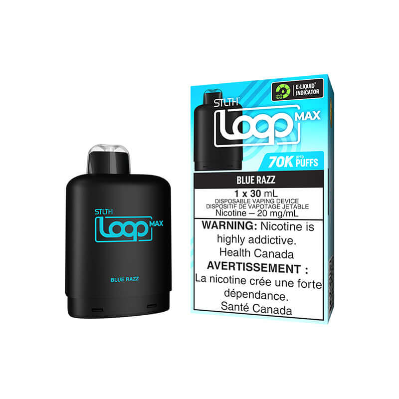 STLTH LOOP MAX -BLUE RAZZ Closed Pod product image at All Star Vape