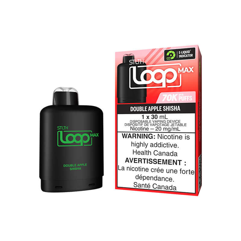 STLTH LOOP MAX - DOUBLE APPLE SHISHA Closed Pod product image at All Star Vape
