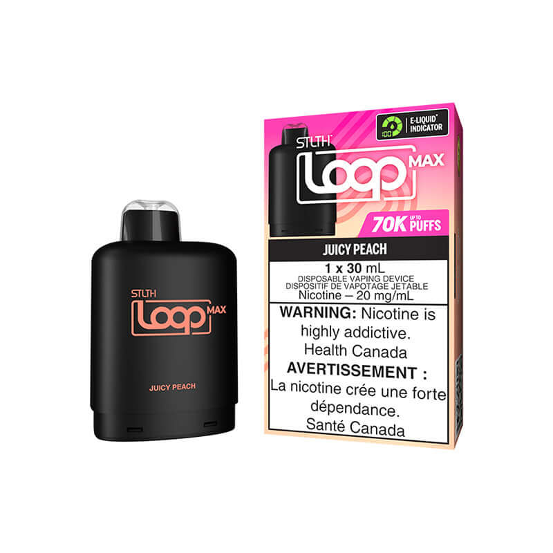 STLTH LOOP MAX - JUICY PEACH Closed Pod product image at All Star Vape