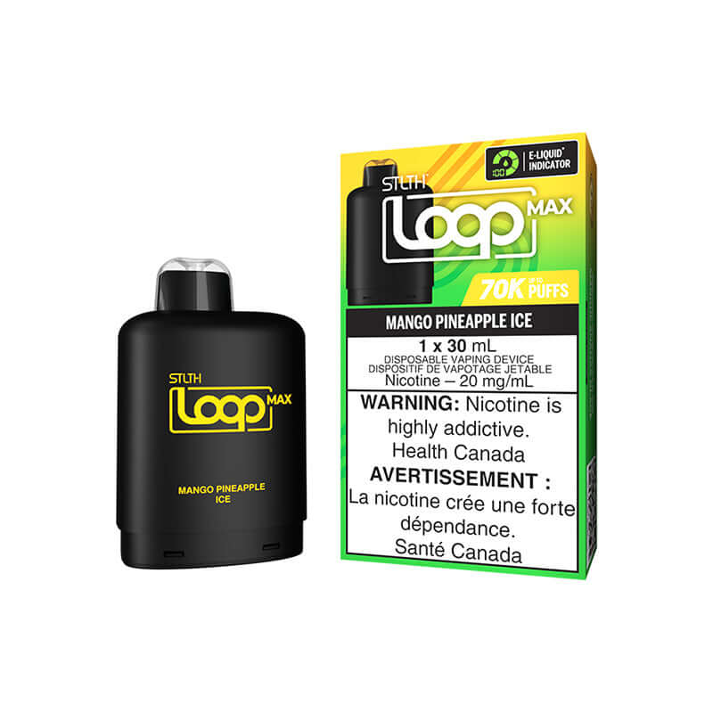 STLTH LOOP MAX - MANGO PINEAPPLE ICE Closed Pod