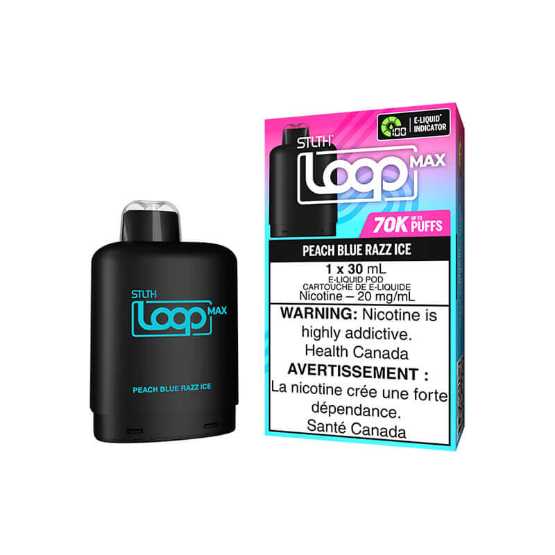 STLTH LOOP MAX - PEACH BLUE RAZZ ICE Closed Pod product image at All Star Vape