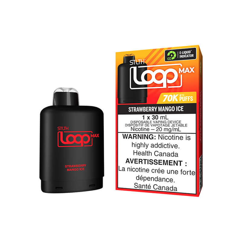 STLTH LOOP MAX - STRAWBERRY MANGO ICE Closed Pod