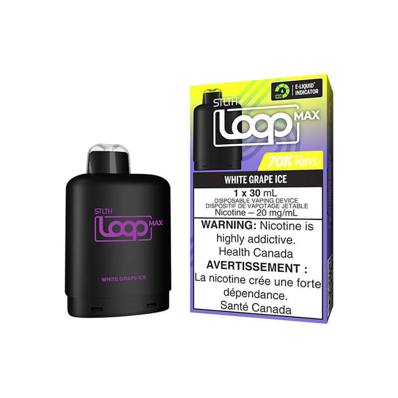 STLTH LOOP MAX - WHITE GRAPE ICE Closed Pod product image at All Star Vape