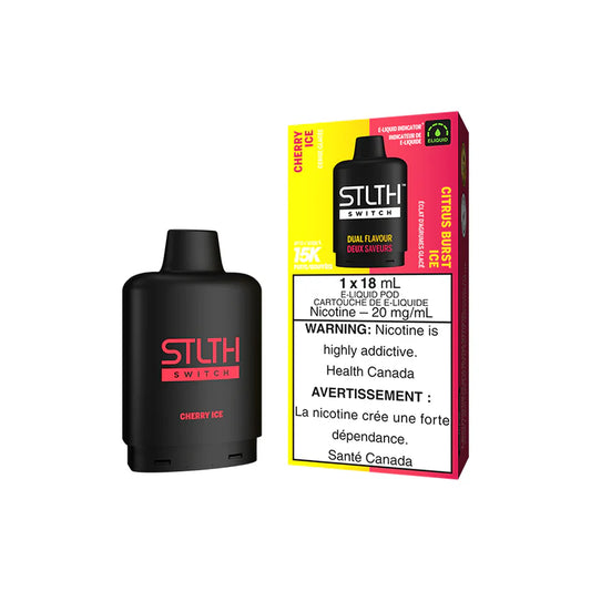 STLTH SWITCH POD PACK - CHERRY ICE AND CITRUS BURST ICE
