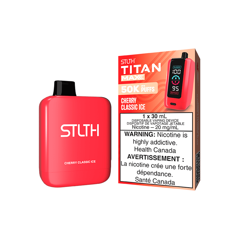 STLTH TITAN MAX - CHERRY CLASSIC ICE Disposable Vape
