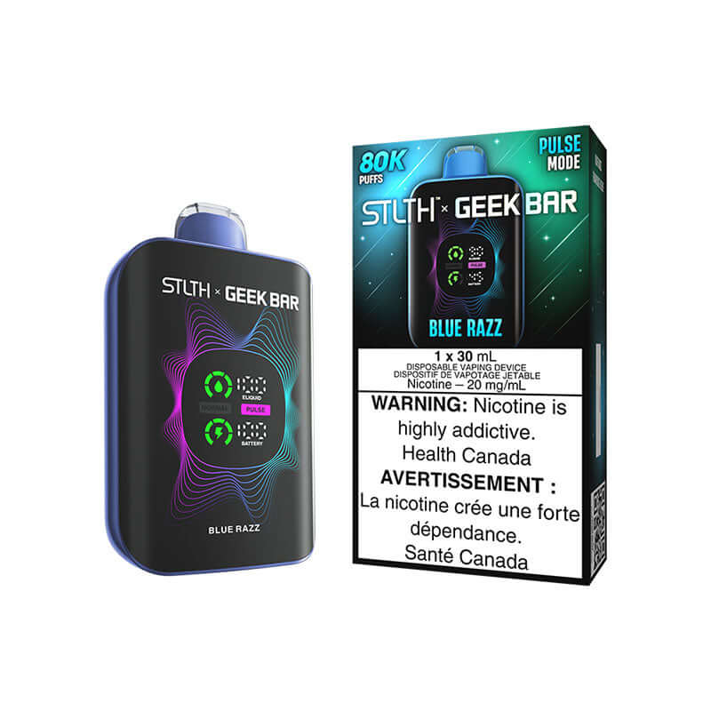STLTH X GEEK BAR 80K - BLUE RAZZ Disposable Vape product image at All Star Vape