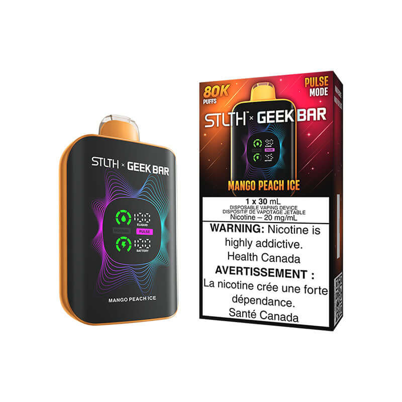 STLTH X GEEK BAR 80K - MANGO PEACH ICE Disposable Vape product image at All Star Vape