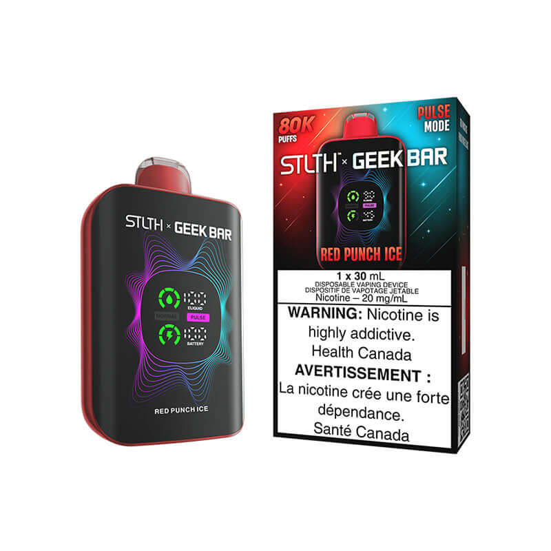 STLTH X GEEK BAR 80K - RED PUNCH ICE Disposable Vape product image at All Star Vape