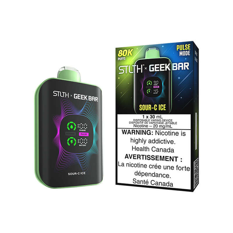 STLTH X GEEK BAR 80K - SOUR-C ICE Disposable Vape product image at All Star Vape