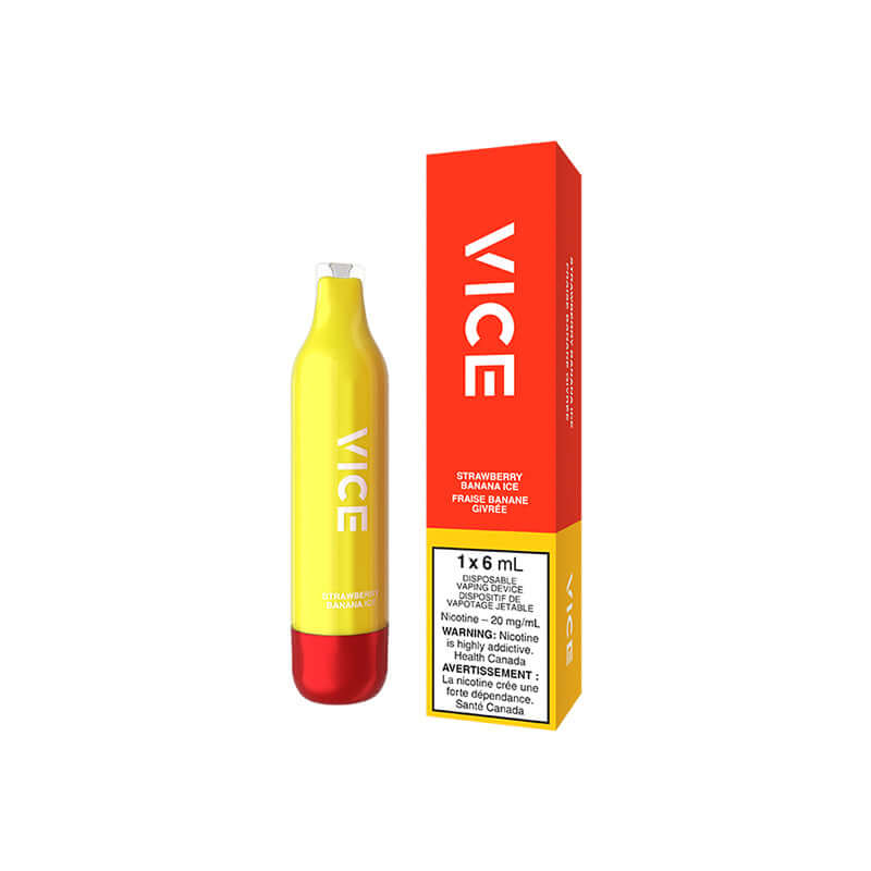 VICE 2500 STRAWBERRY BANANA ICE Disposable Vape product image at All Star Vape