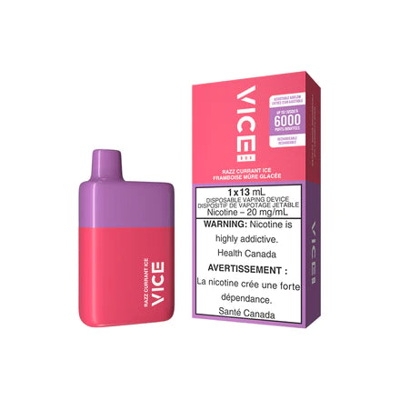 VICE BOX RAZZ CURRANT ICE