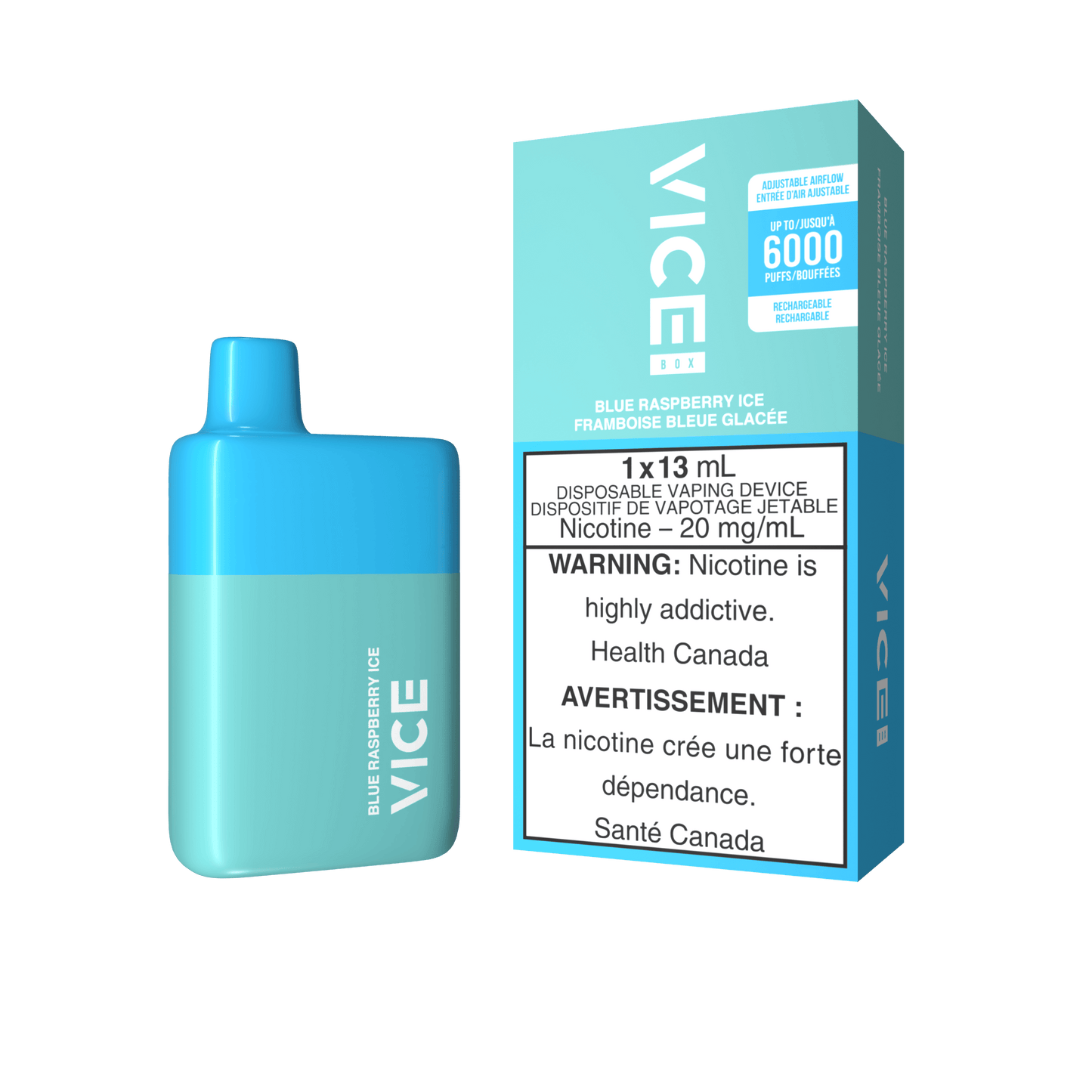 VICE BOX BLUE RASPBERRY ICE Disposable Vape