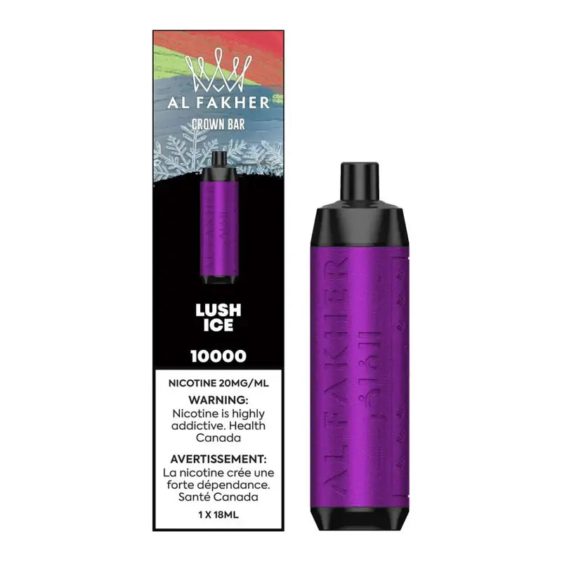 AL FAKHER Crown Bar 10K - Lush Ice Disposable Vape product image at All Star Vape