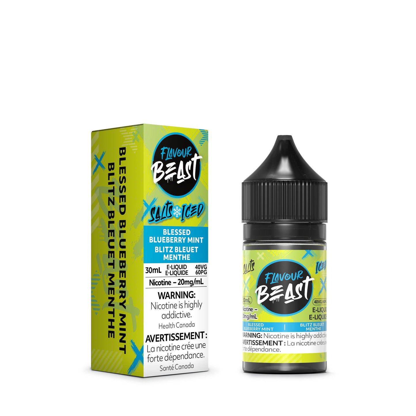 Flavour Beast- Blessed Blueberry Mint Iced E-Liquid product image at All Star Vape