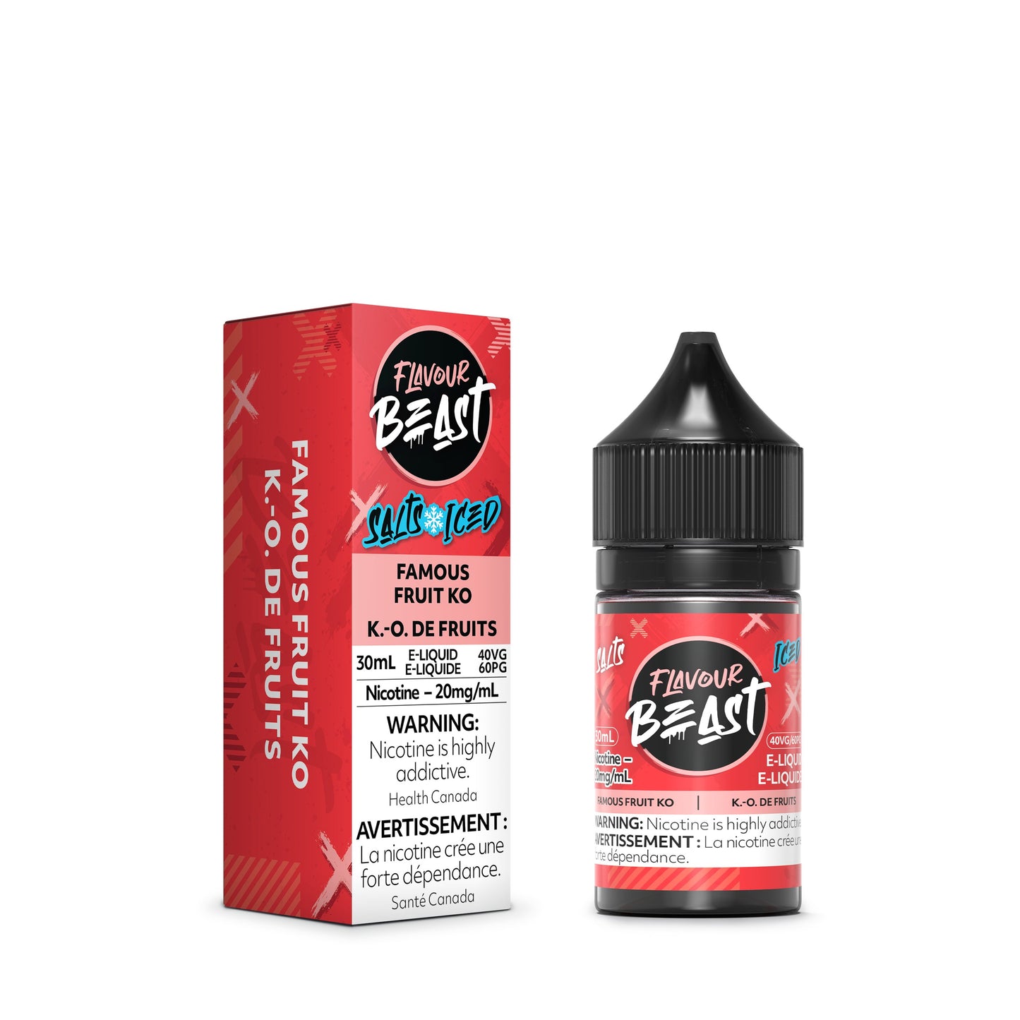Flavour Beast- Famous Fruit KO Iced E-Liquid product image at All Star Vape