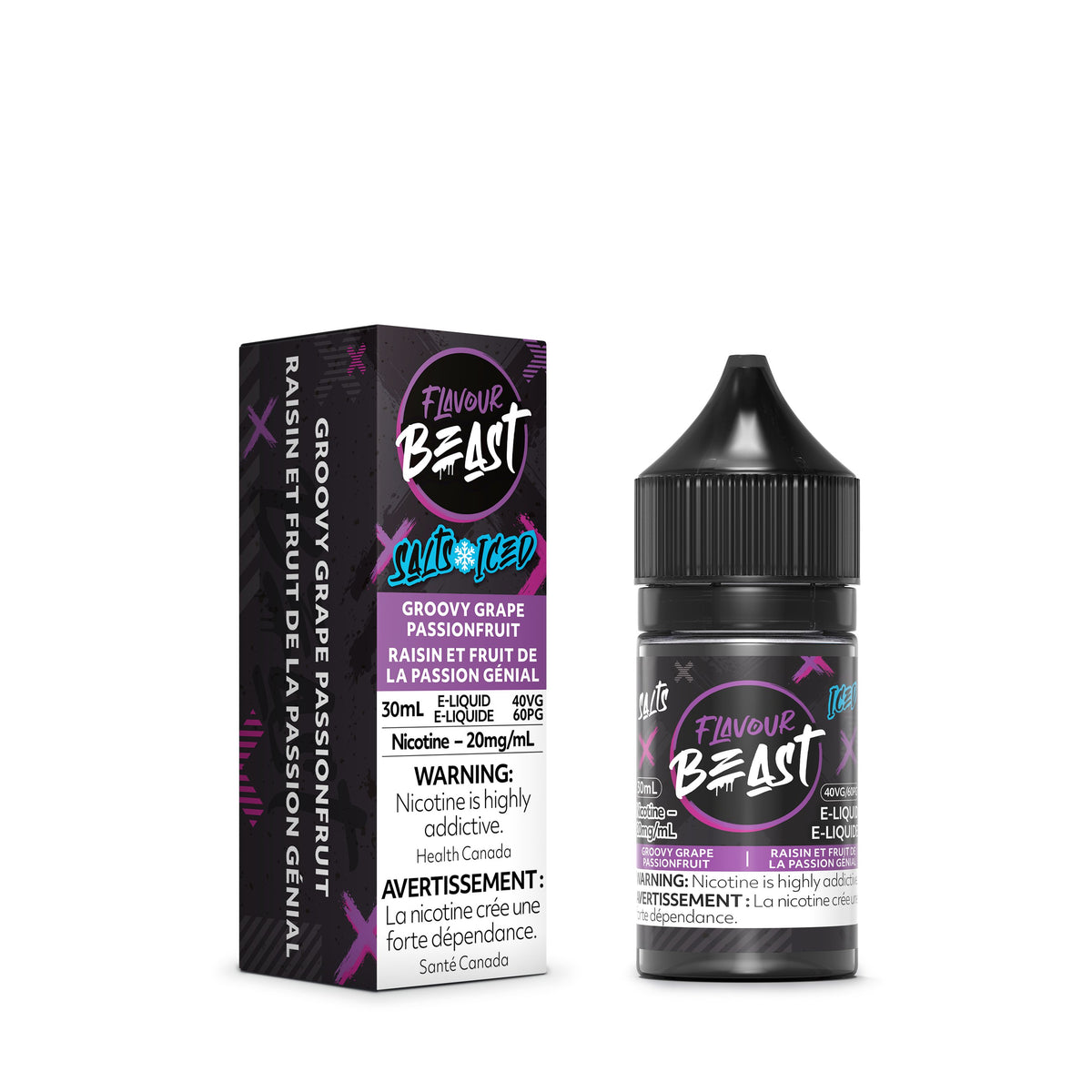 Flavour Beast- Groovy Grape Passionfruit Iced E-Liquid product image at All Star Vape