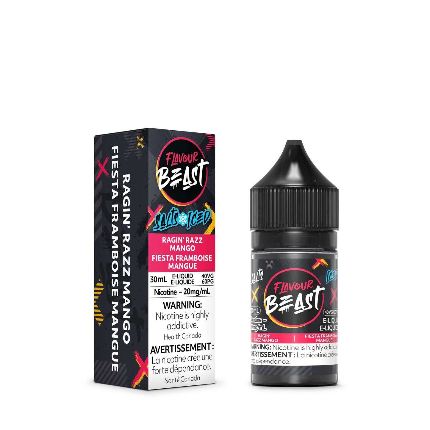 Flavour Beast- Ragin' Razz Mango Iced E-Liquid product image at All Star Vape