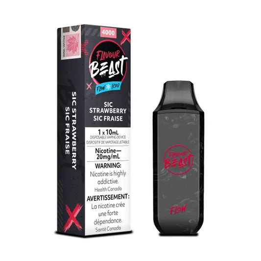 Flavour Beast Sic Strawberry Iced