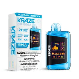 Kraze HD Mega Blue Razz Lemon Ice