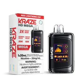 Kraze HD Mega Red Lightning ice