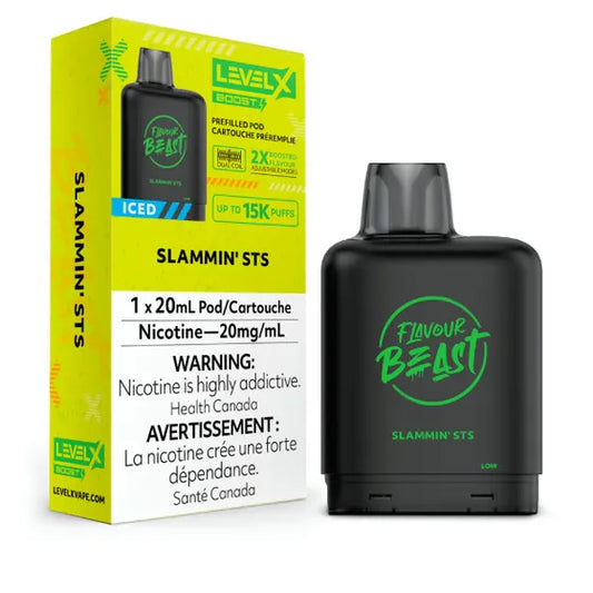Level X Flavour Beast Boost Pod 20mL - Slammin' STS Iced