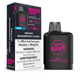 Level X Flavour Beast Boost Dreamy Dragonfruit Lychee Iced