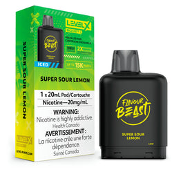 Level X Flavour Beast Boost Super Sour Lemon Iced