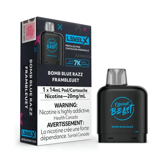 Level X Flavour Beast Bomb Blue Razz