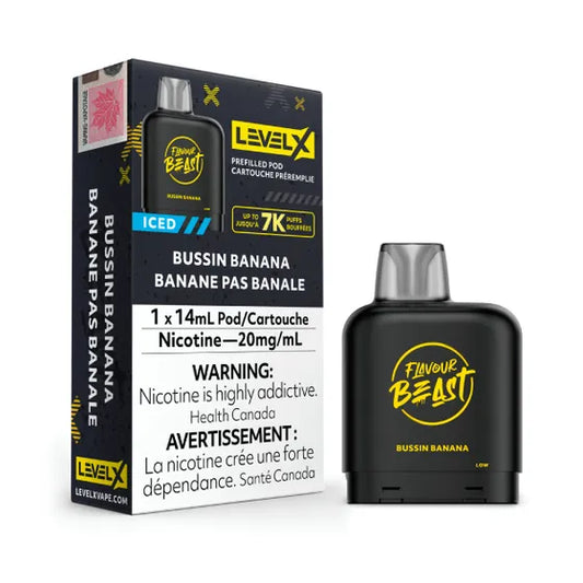 Level X Flavour Beast Bussin' Banana Iced