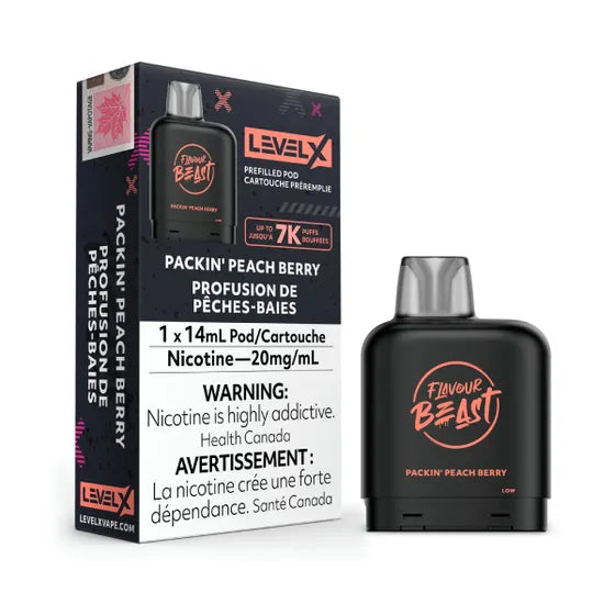 Level X Flavour Beast Pod Packin' Peach Berry