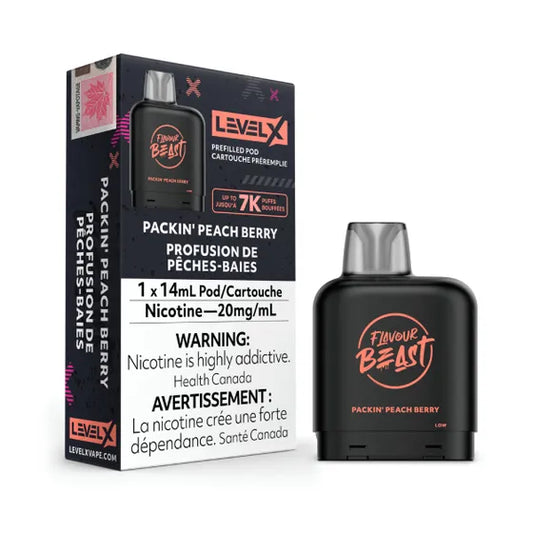 Level X Flavour Beast Pod Packin' Peach Berry