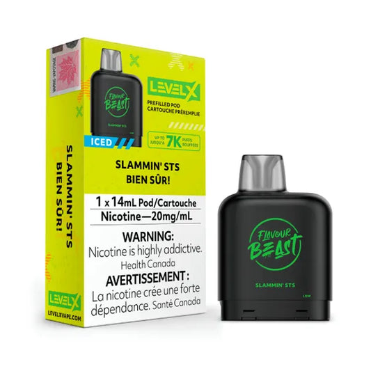 Level X Flavour Beast Pod Slammin' STS Iced