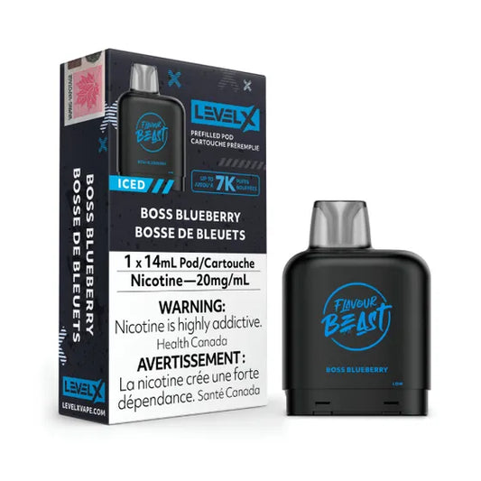 Level X Flavour Beast Boss Blueberry Iced