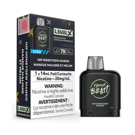 Level X Flavour Beast Pod Hip Honeydew Mango Iced