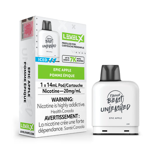 Level X Flavour Beast Unleashed Pod Epic Apple
