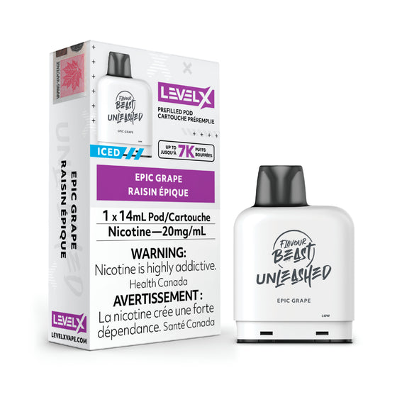 Level X Flavour Beast Unleashed Pod Epic Grape