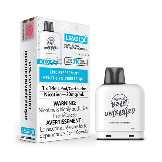 Level X Flavour Beast Unleashed Pod Epic Peppermint