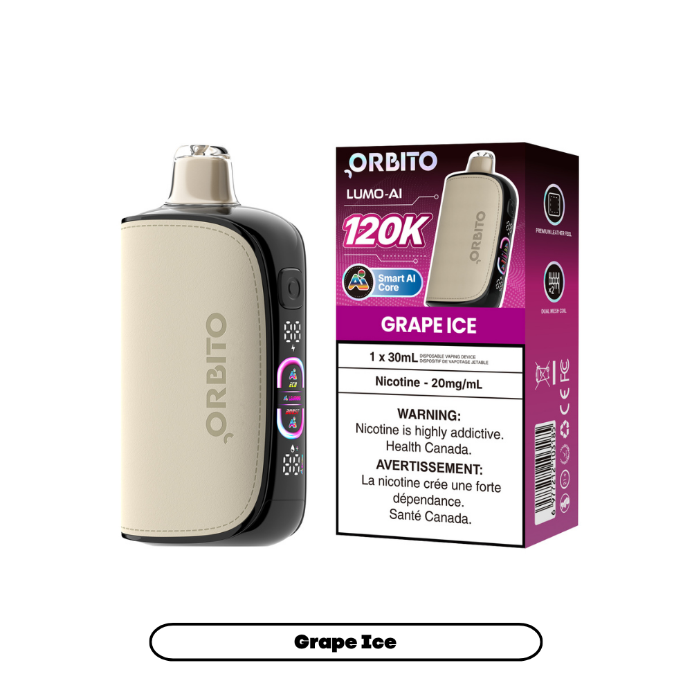 Orbito Lumo AI 120K - Grape Ice Vape product image at All Star Vape