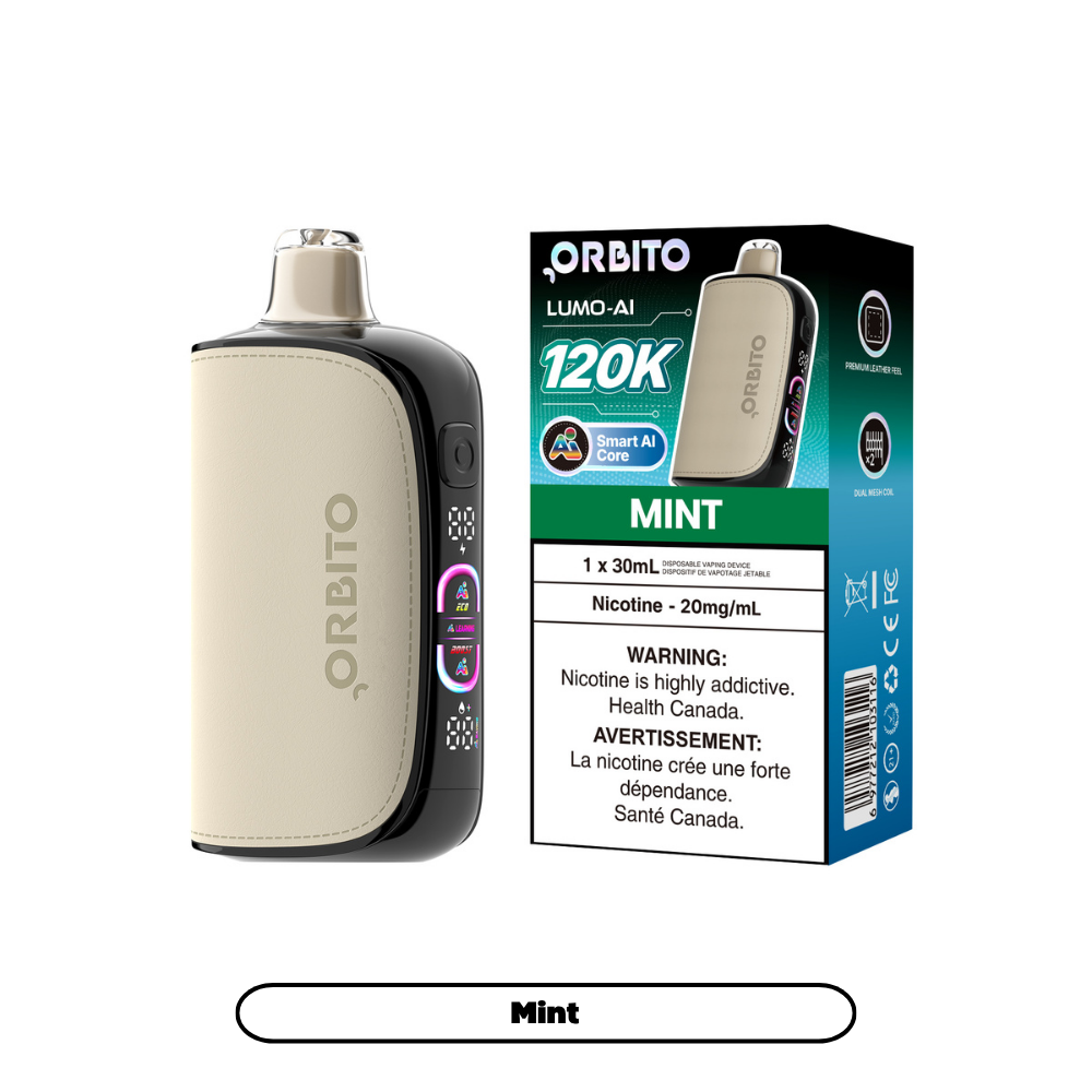 Orbito Lumo AI 120K - Mint Vape product image at All Star Vape