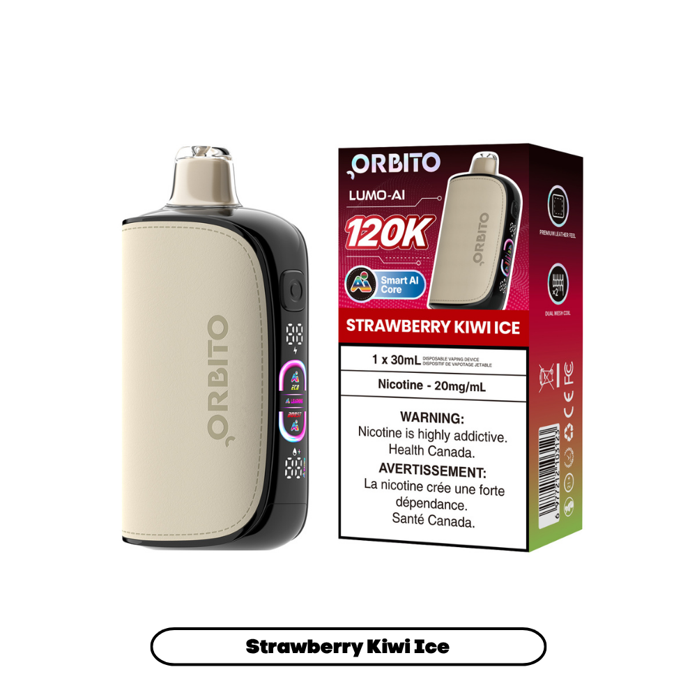 Orbito Lumo AI 120K - Strawberry Kiwi Ice Vape product image at All Star Vape