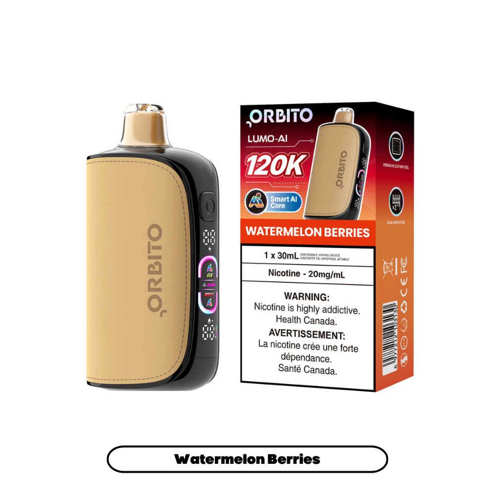 Orbito Lumo AI 120K - Watermelon Berries Vape product image at All Star Vape