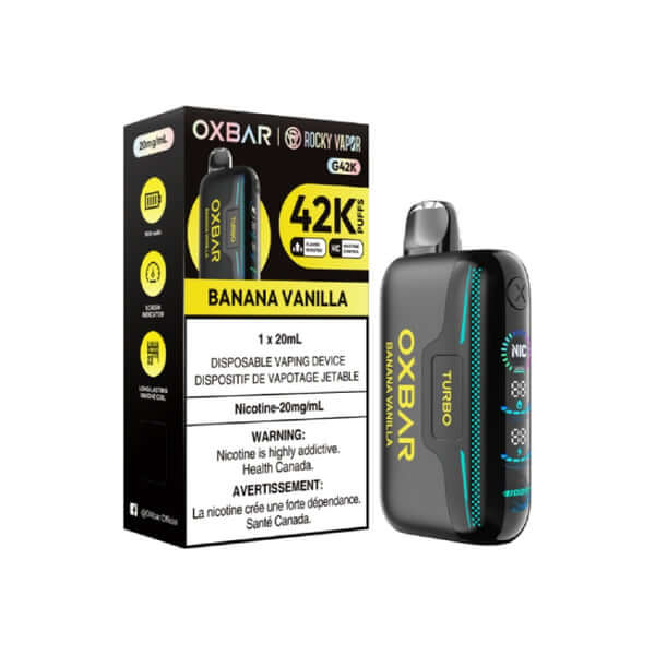 Oxbar G42K - Banana Vanilla Disposable Vape product image at All Star Vape