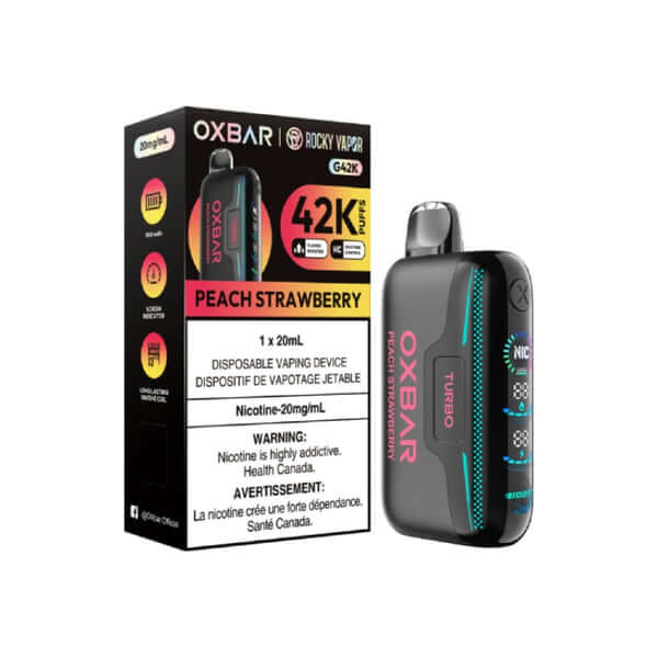 Oxbar G42K - Peach Strawberry Disposable Vape product image at All Star Vape