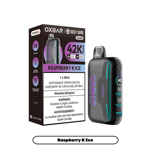 Oxbar G42K -Raspberry R Ice Disposable Vape product image at All Star Vape