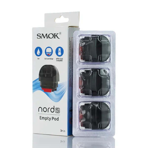SMOK NORD 5 EMPTY REPLACEMENT POD Replacement Coils product image at All Star Vape