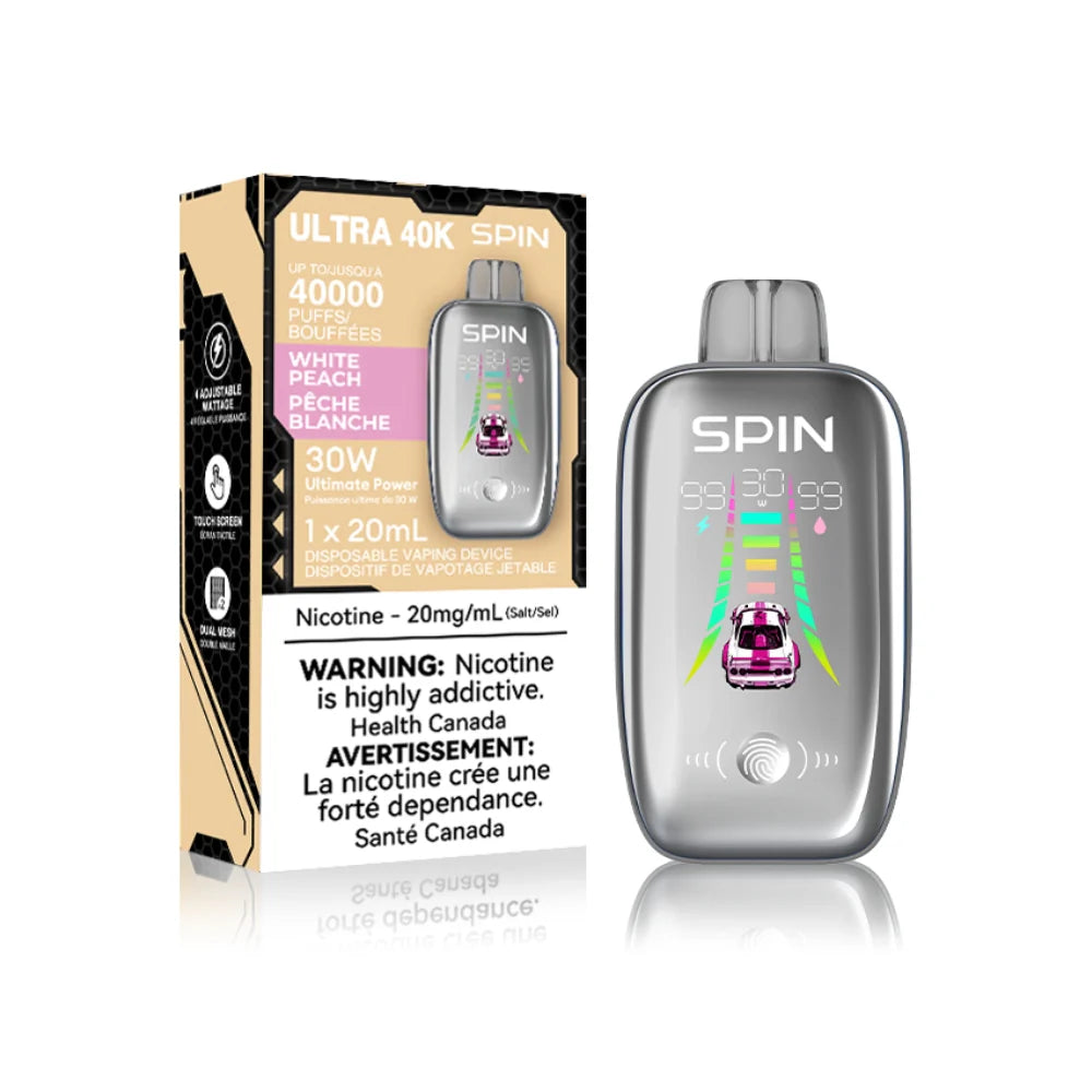 Spin Ultra 40K - White Peach
